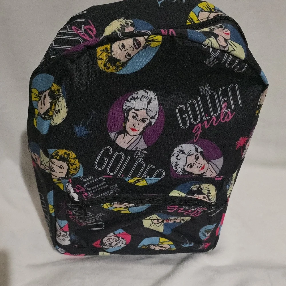 The‎ Golden Girls Patterned Black Backpack